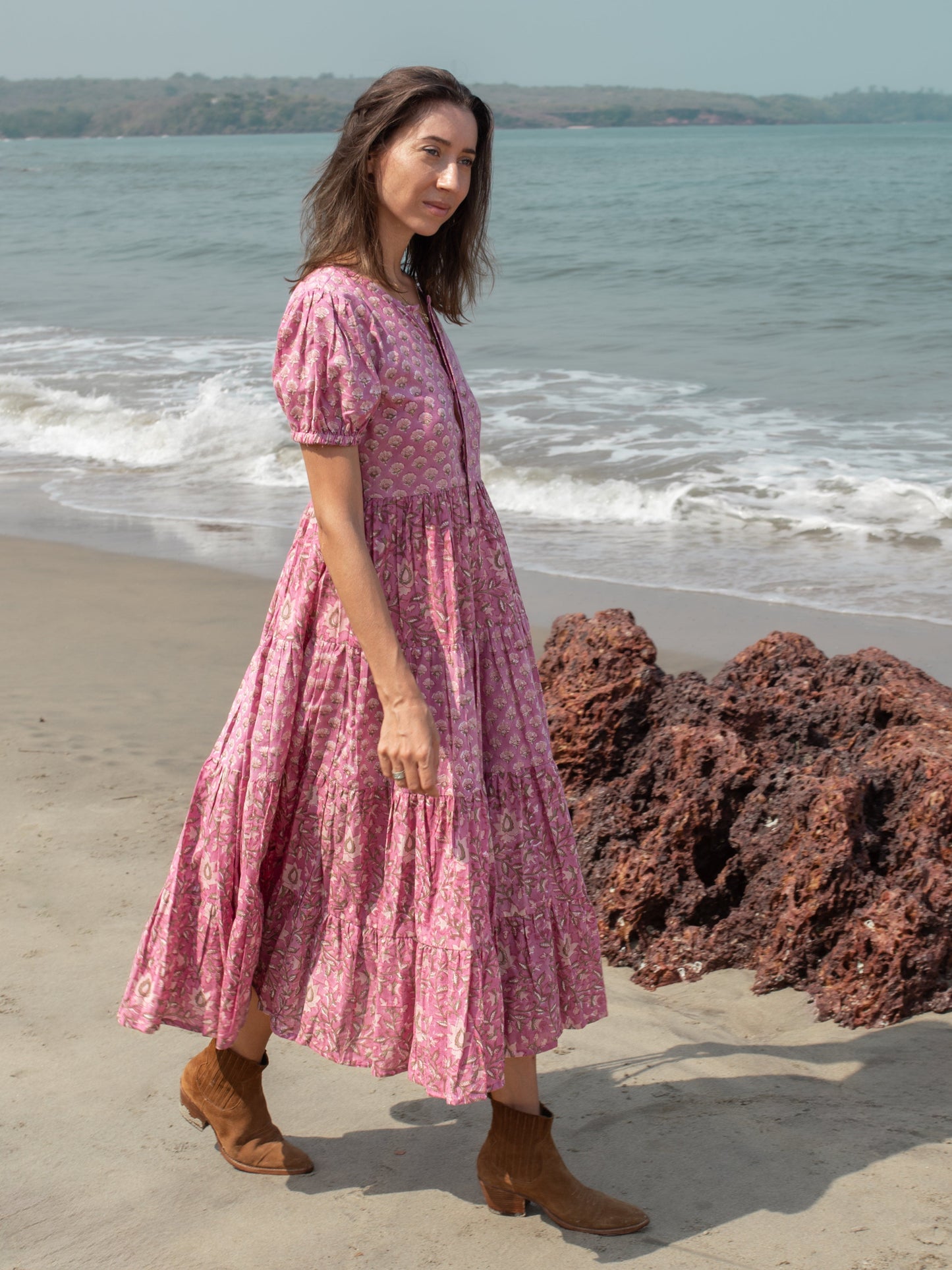 Boho Botanica Block & Bloom Dress - Summer Dress