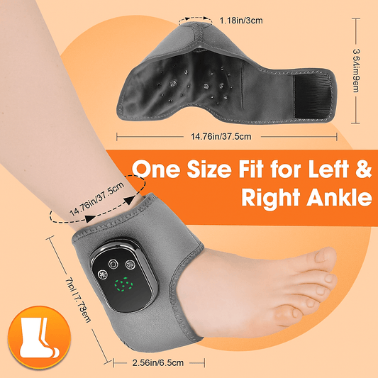 Ankle Massager - 5 Level Adjustable Heat
