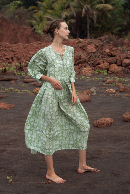 Boho Botanica Block & Bloom Dress - Summer Dress