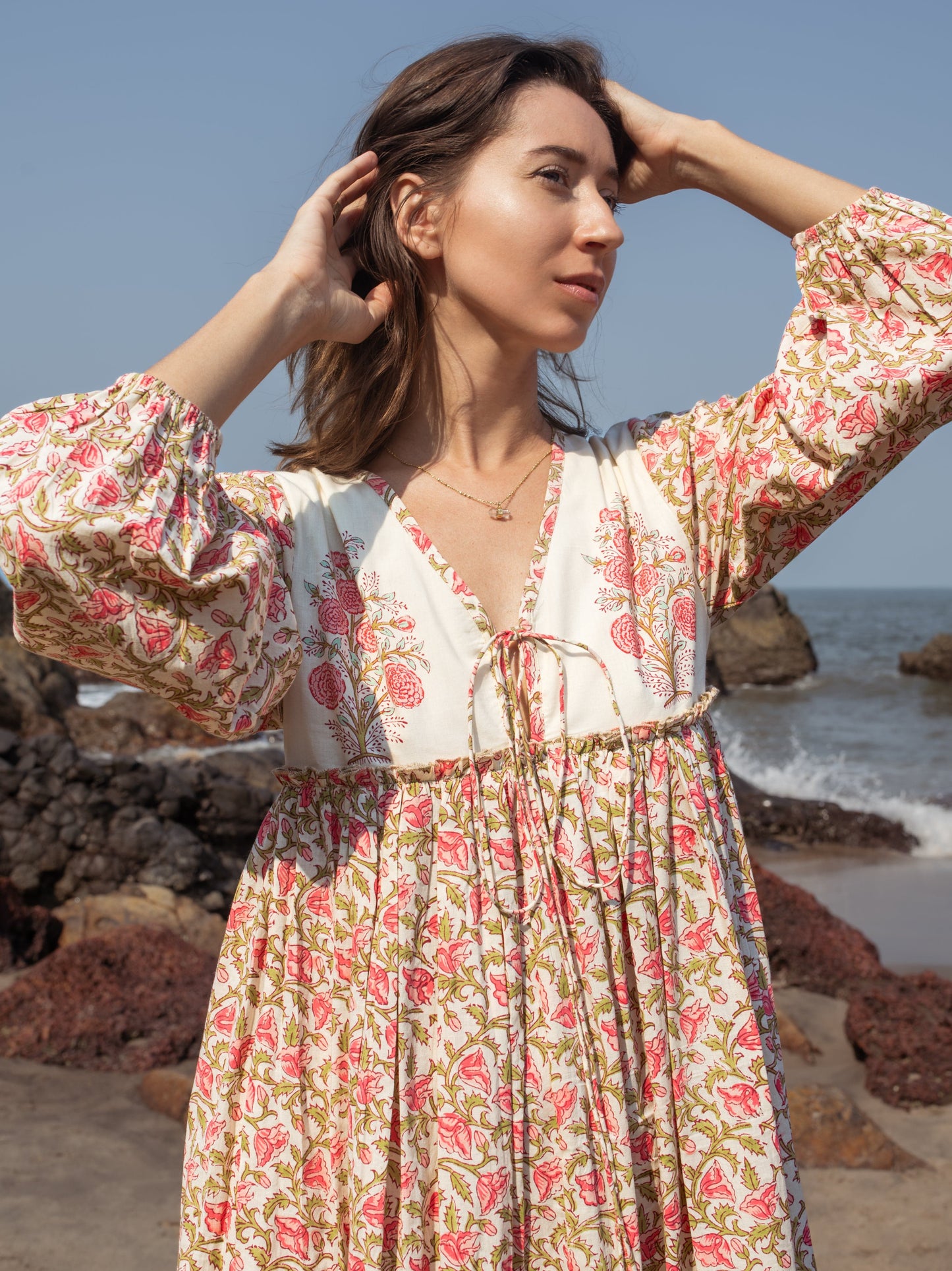 Boho Botanica Block & Bloom Dress - Summer Dress